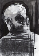 Phosphor, 2014, 21x30cm, Graphit,Tusche auf Papier