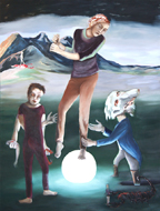 November, 2014, 210x160cm,Oel auf Leinwand